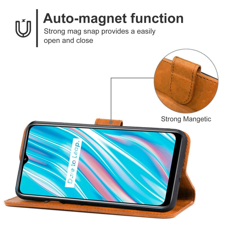 Leather Phone Case For OPPO Realme V11 5G