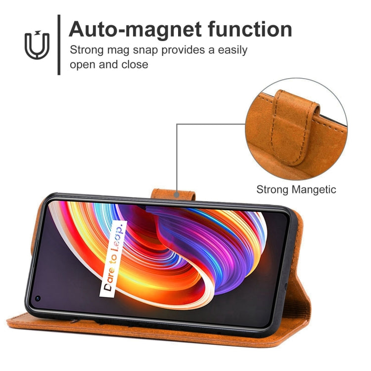 Leather Phone Case For OPPO Realme X7 Pro