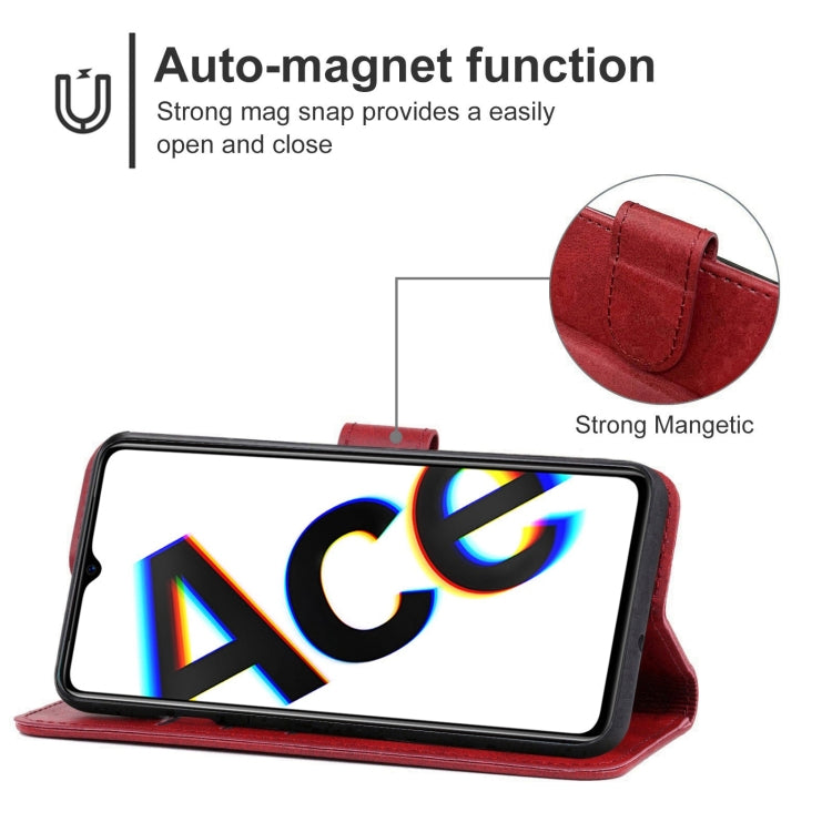 Leather Phone Case For OPPO Reno Ace