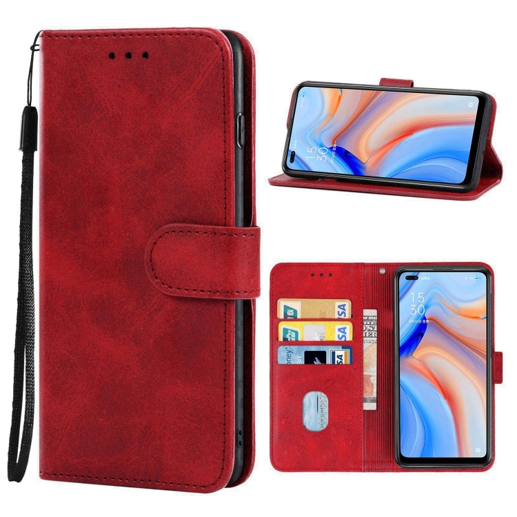Leather Phone Case For OPPO Reno4 5G