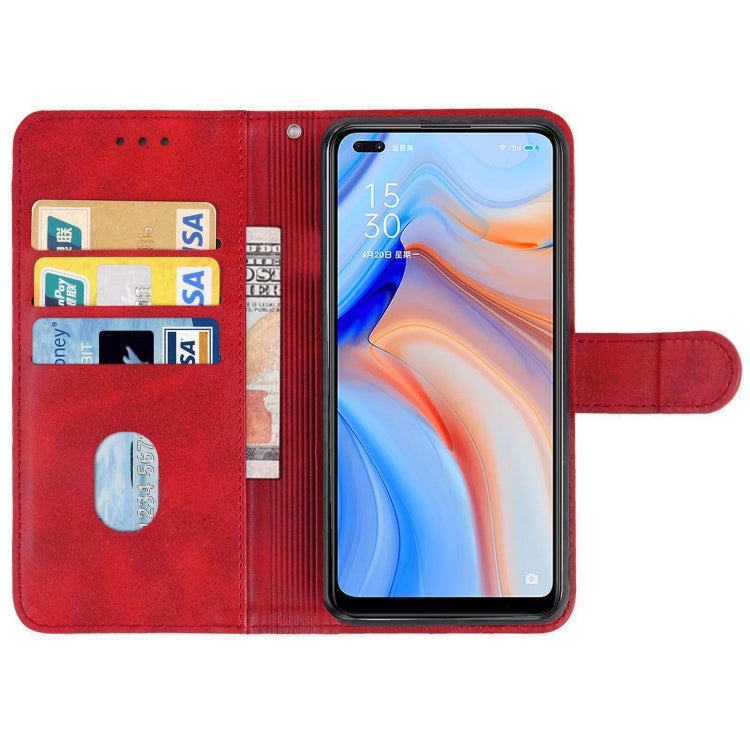 Leather Phone Case For OPPO Reno4 5G