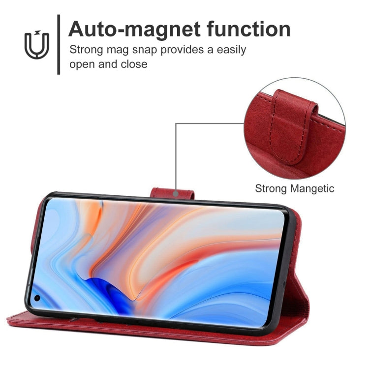 Leather Phone Case For OPPO Reno4 Pro 5G