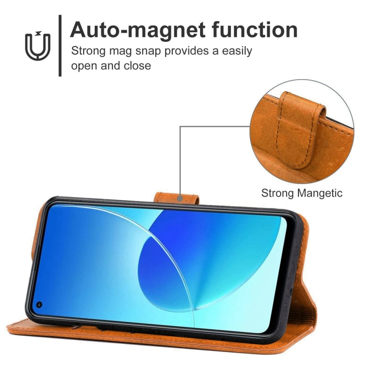 Leather Phone Case For OPPO Reno6 Z