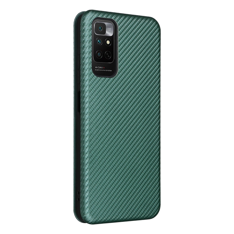 For Xiaomi Redmi Note 11 / Note 11S Global Carbon Fiber Texture Horizontal Flip PU Phone Case