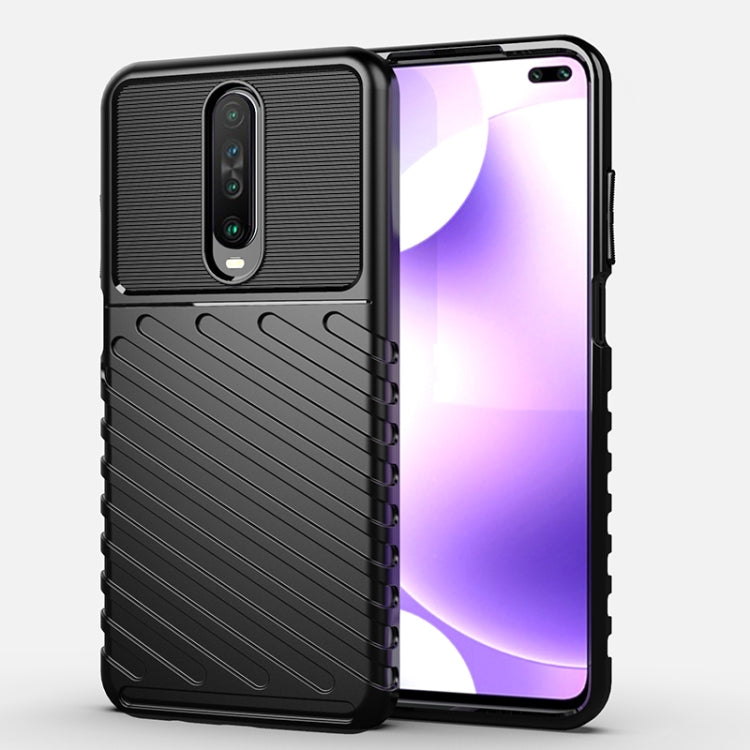 For Xiaomi Redmi K30 Thunderbolt Shockproof TPU Soft Case(Black)