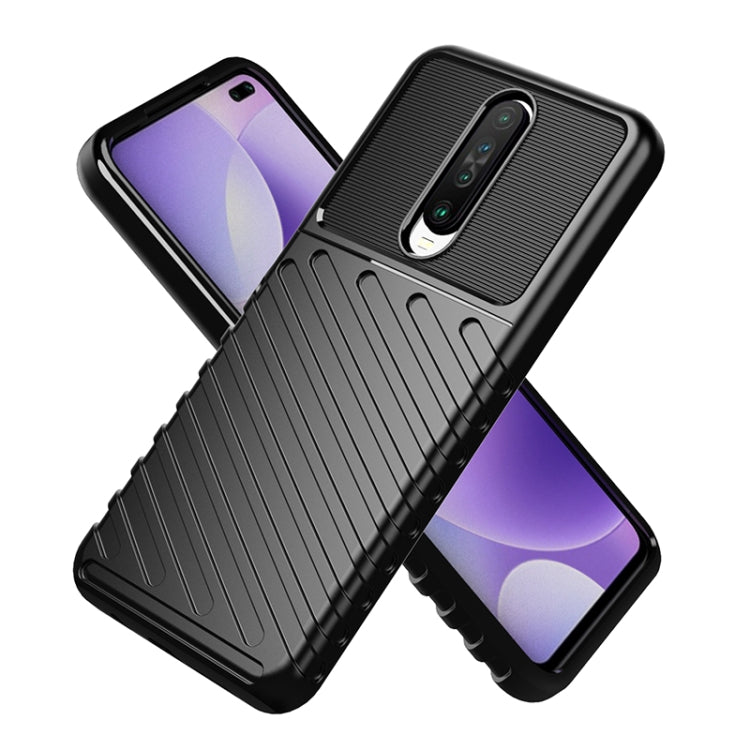 For Xiaomi Redmi K30 Thunderbolt Shockproof TPU Soft Case(Black)