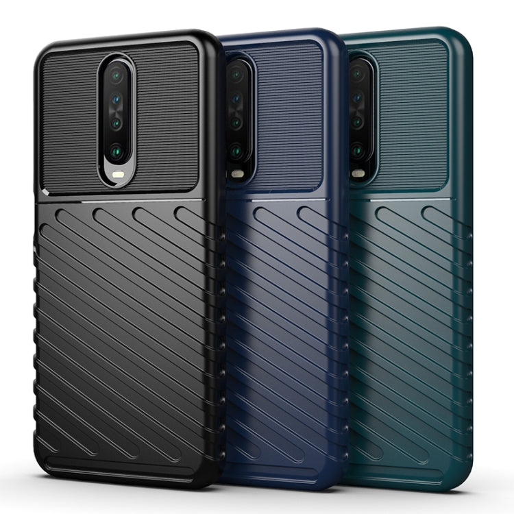 For Xiaomi Redmi K30 Thunderbolt Shockproof TPU Soft Case(Black)