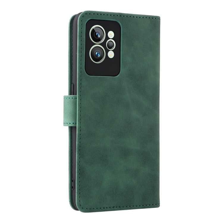 For OPPO Realme GT2 Pro 5G Skin Feel Magnetic Buckle Leather Phone Case