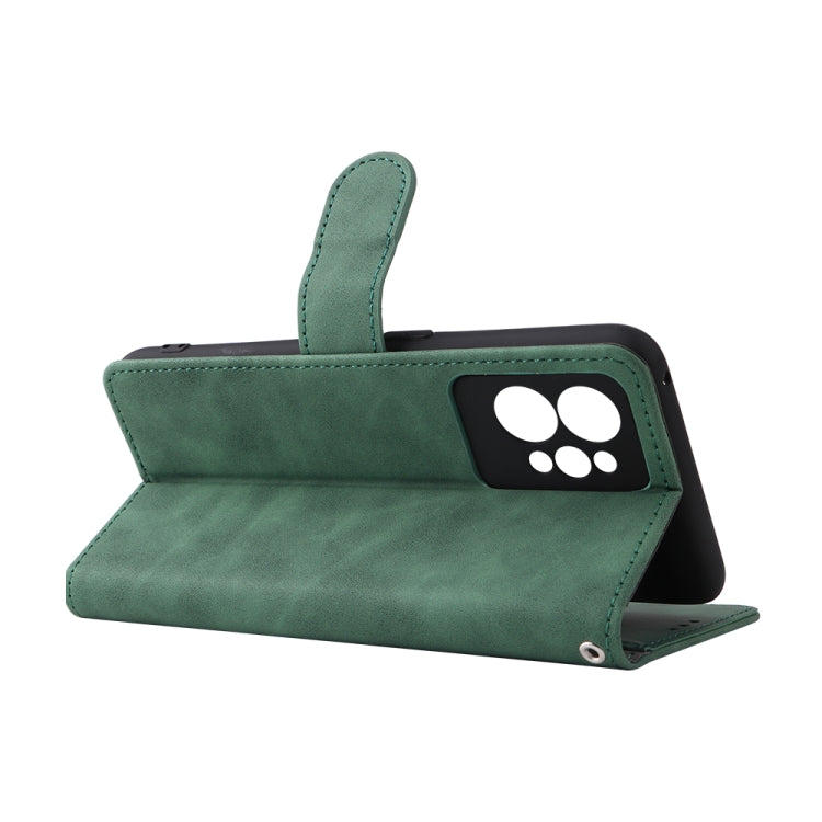 For OPPO Realme GT2 Pro 5G Skin Feel Magnetic Buckle Leather Phone Case