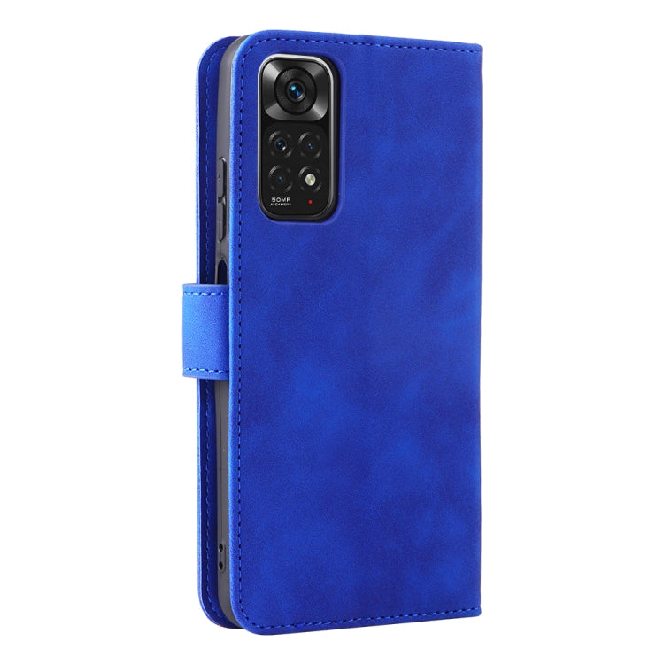 For Xiaomi Redmi Note 11 / Note 11S Global Skin Feel Magnetic Buckle Leather Phone Case