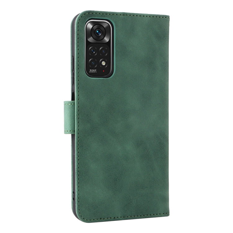 For Xiaomi Redmi Note 11 / Note 11S Global Skin Feel Magnetic Buckle Leather Phone Case