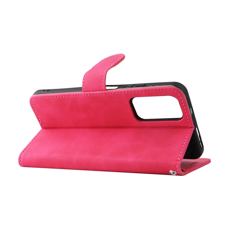 For Xiaomi Redmi Note 11 / Note 11S Global Skin Feel Magnetic Buckle Leather Phone Case