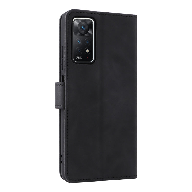 For Xiaomi Redmi Note 11 Pro 5G Foreign Version / Note 11 Pro+ 5G Skin Feel Magnetic Buckle Leather Phone Case
