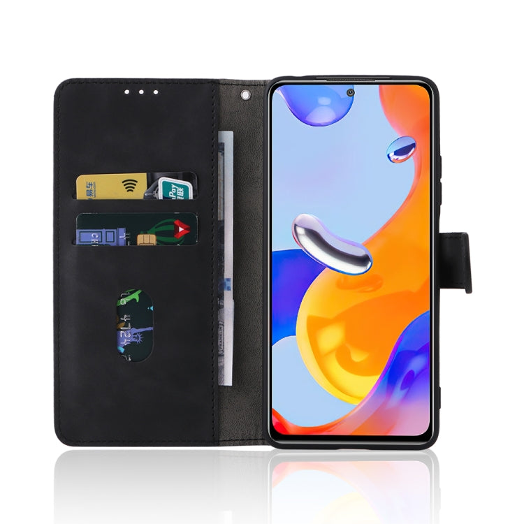 For Xiaomi Redmi Note 11 Pro 5G Foreign Version / Note 11 Pro+ 5G Skin Feel Magnetic Buckle Leather Phone Case
