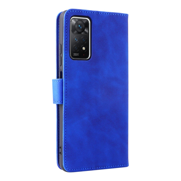 For Xiaomi Redmi Note 11 Pro 5G Foreign Version / Note 11 Pro+ 5G Skin Feel Magnetic Buckle Leather Phone Case
