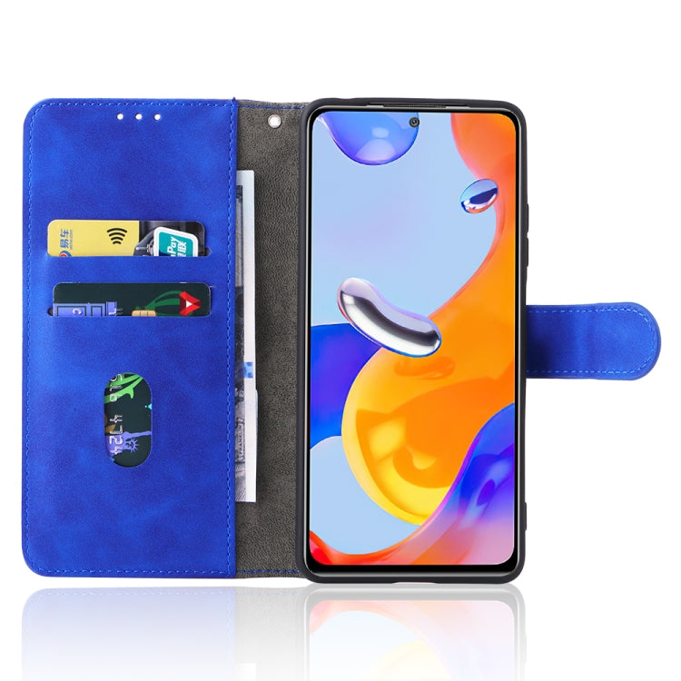 For Xiaomi Redmi Note 11 Pro 5G Foreign Version / Note 11 Pro+ 5G Skin Feel Magnetic Buckle Leather Phone Case