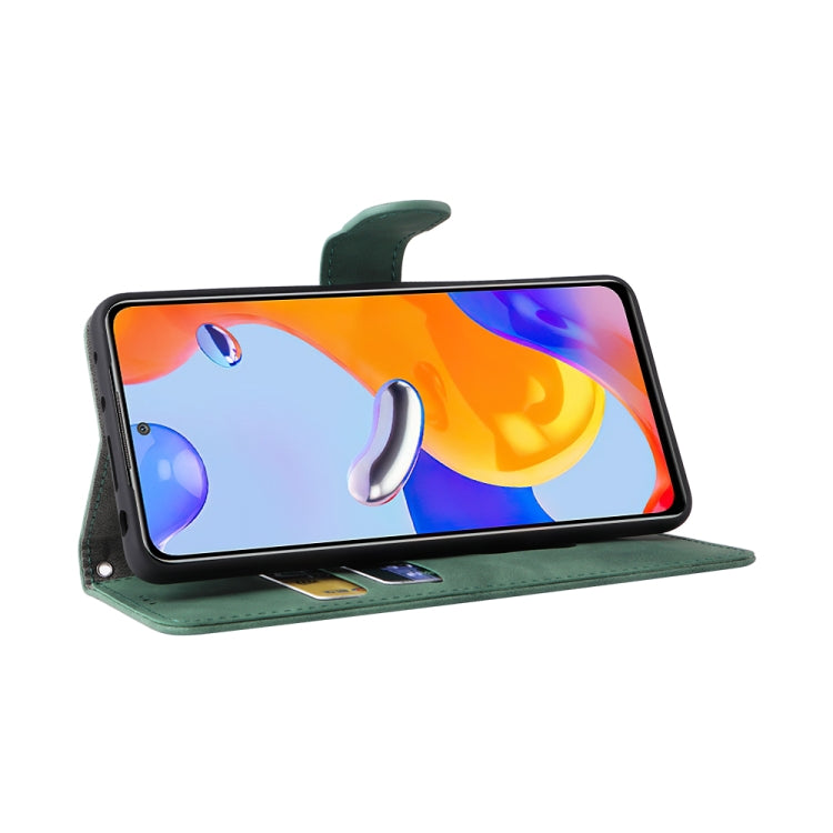 For Xiaomi Redmi Note 11 Pro 5G Foreign Version / Note 11 Pro+ 5G Skin Feel Magnetic Buckle Leather Phone Case