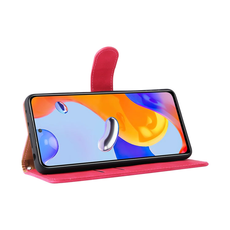 For Xiaomi Redmi Note 11 Pro 5G Foreign Version / Note 11 Pro+ 5G Skin Feel Magnetic Buckle Leather Phone Case