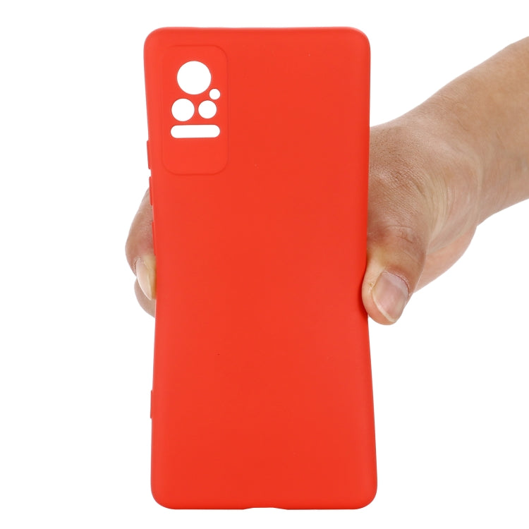 For Xiaomi Civi Pure Color Liquid Silicone Phone Case