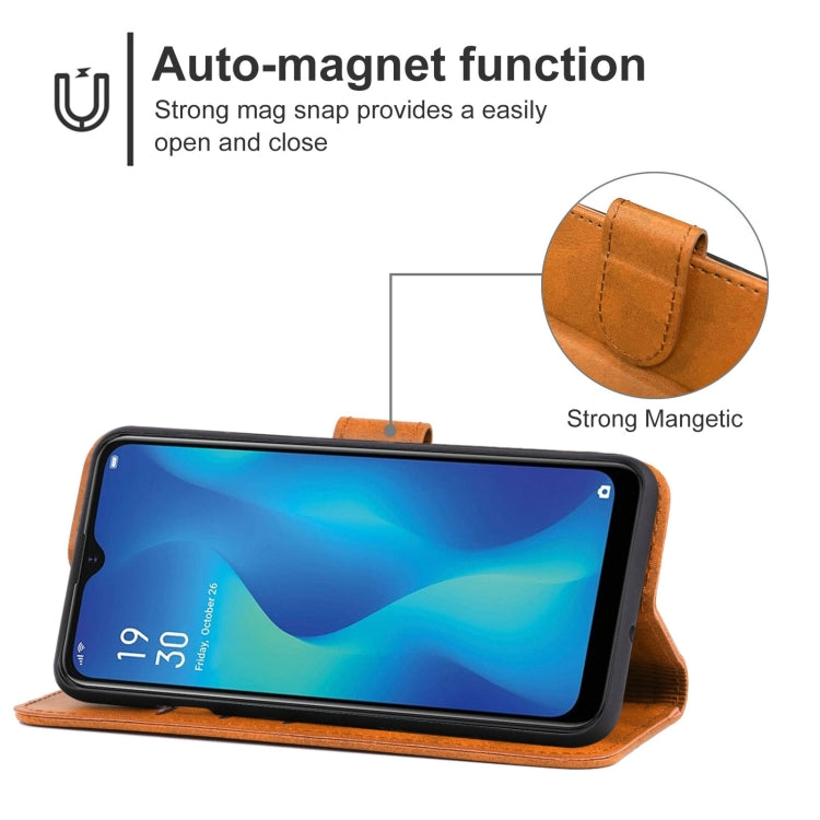 Leather Phone Case For OPPO A1k