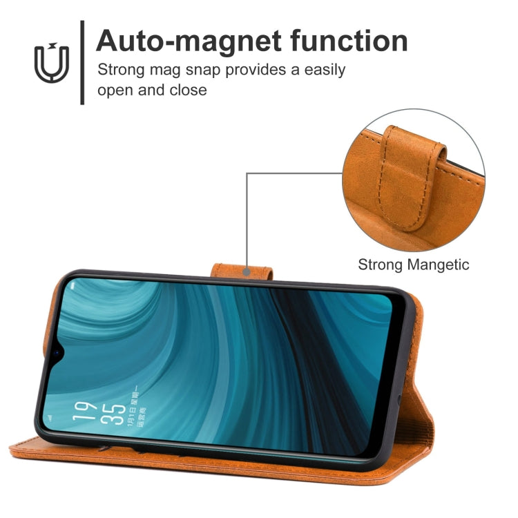 Leather Phone Case For OPPO A7n