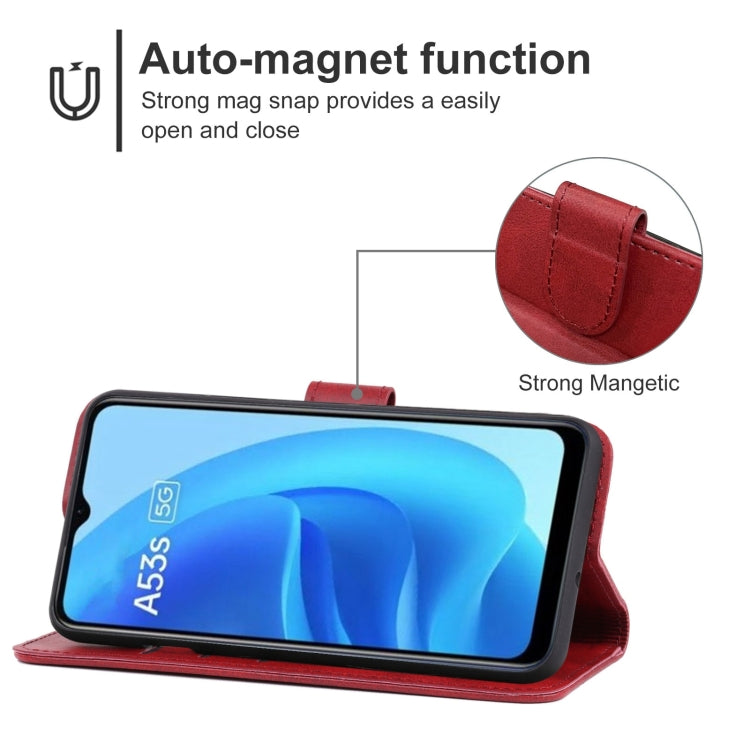 Leather Phone Case For OPPO A53s 5G