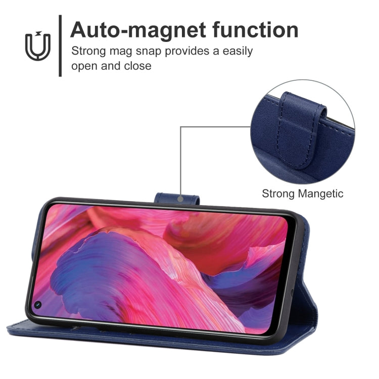 Leather Phone Case For OPPO A74 5G