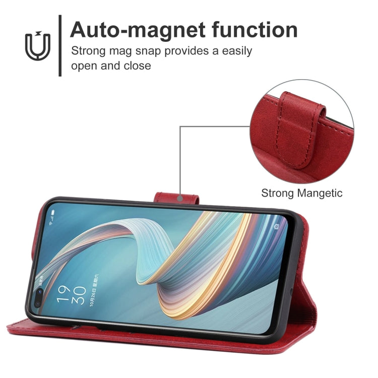 Leather Phone Case For OPPO A92s