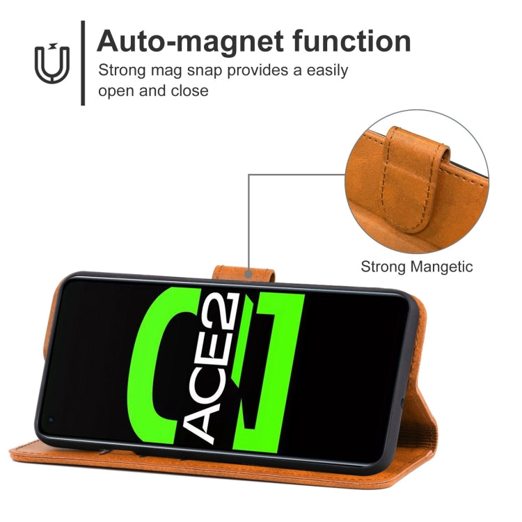 Leather Phone Case For OPPO Ace2