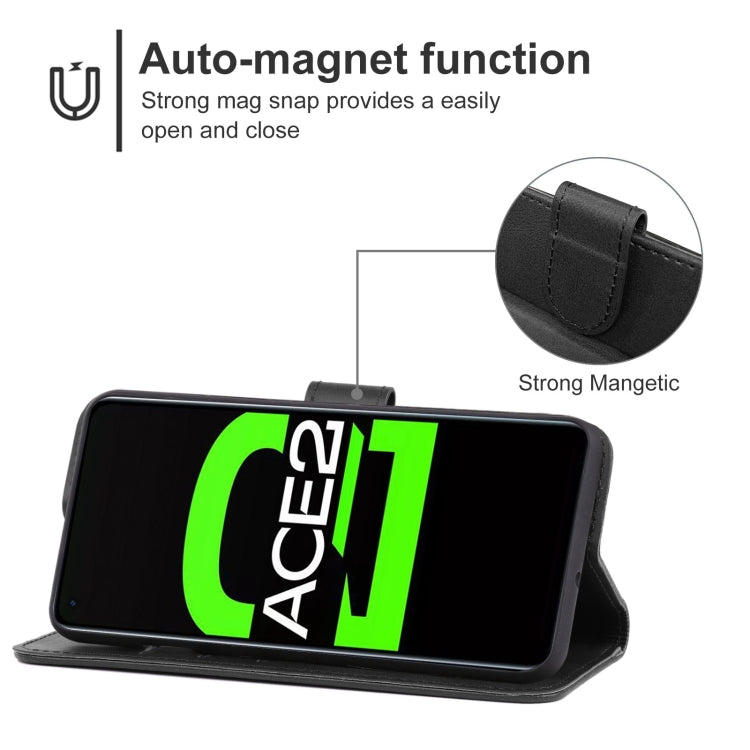 Leather Phone Case For OPPO Ace2