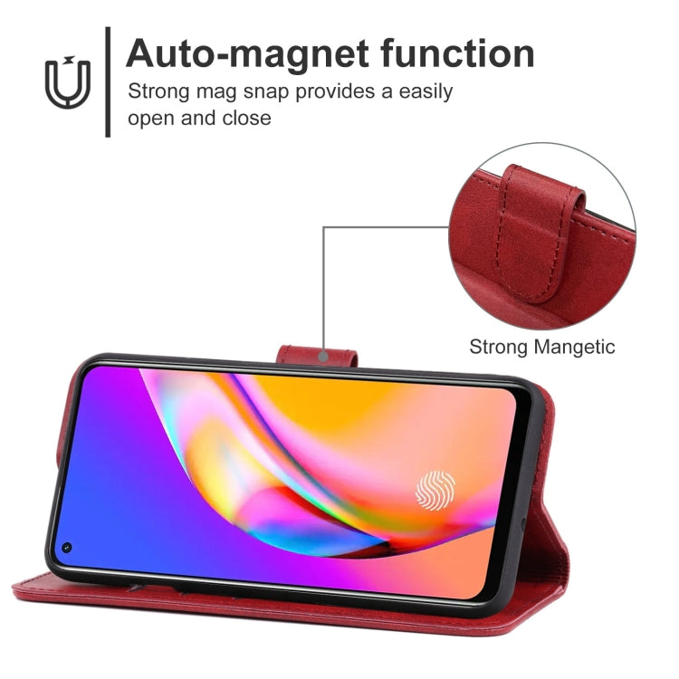 Leather Phone Case For OPPO F19 Pro+ 5G