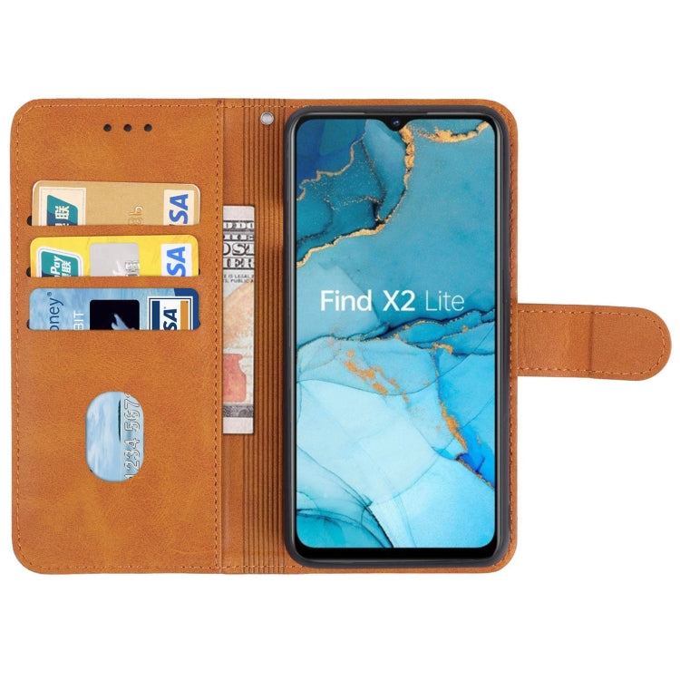 Leather Phone Case For OPPO Find X2 Lite