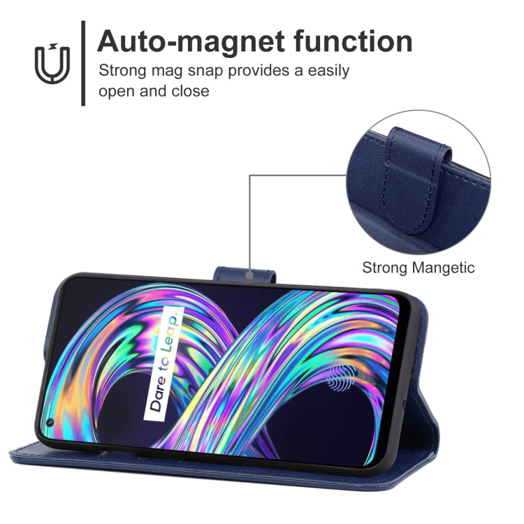 Leather Phone Case For OPPO Realme 8