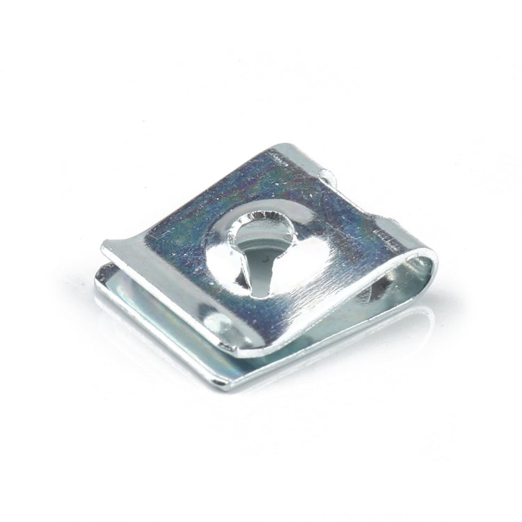 A2743 50 in 1 U-shape Nut Kit Spire Clips No.4 Zinc Speed Fasteners Lug Nuts