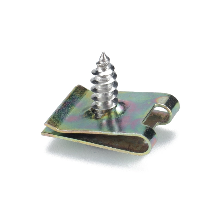 A2751 160 in 1 U-shape Nut Kit Spire Clips No.8 Zinc Speed Fasteners Lug Nuts with Screws