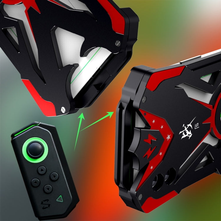 For Xiaomi Black Shark 2 Hammer II Shockproof Metal Protective Case(Black Red)