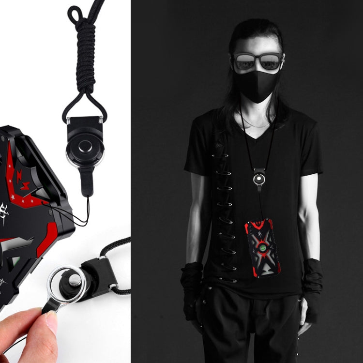 For Xiaomi Black Shark 2 Hammer II Shockproof Metal Protective Case(Black Red)