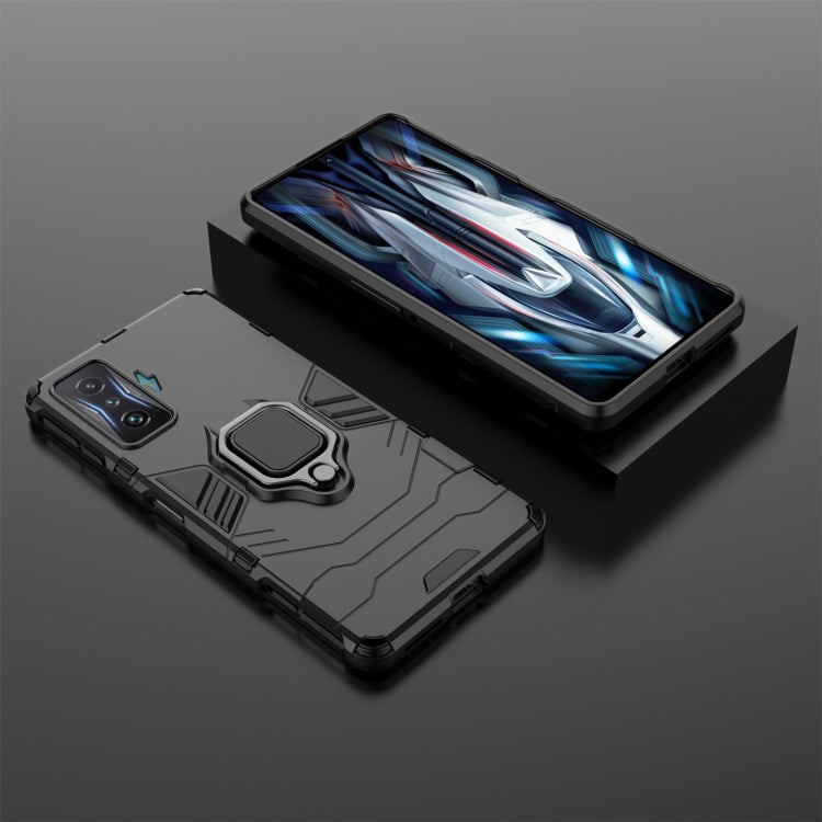 For Xiaomi Redmi K50 Gaming Shockproof PC + TPU Phone Case with Magnetic Ring Holder