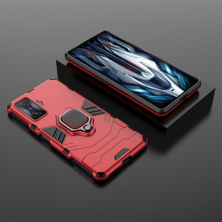 For Xiaomi Redmi K50 Gaming Shockproof PC + TPU Phone Case with Magnetic Ring Holder