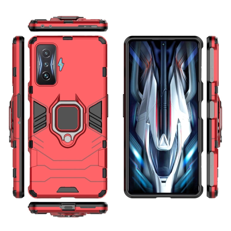 For Xiaomi Redmi K50 Gaming Shockproof PC + TPU Phone Case with Magnetic Ring Holder