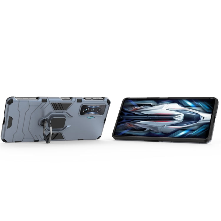 For Xiaomi Redmi K50 Gaming Shockproof PC + TPU Phone Case with Magnetic Ring Holder