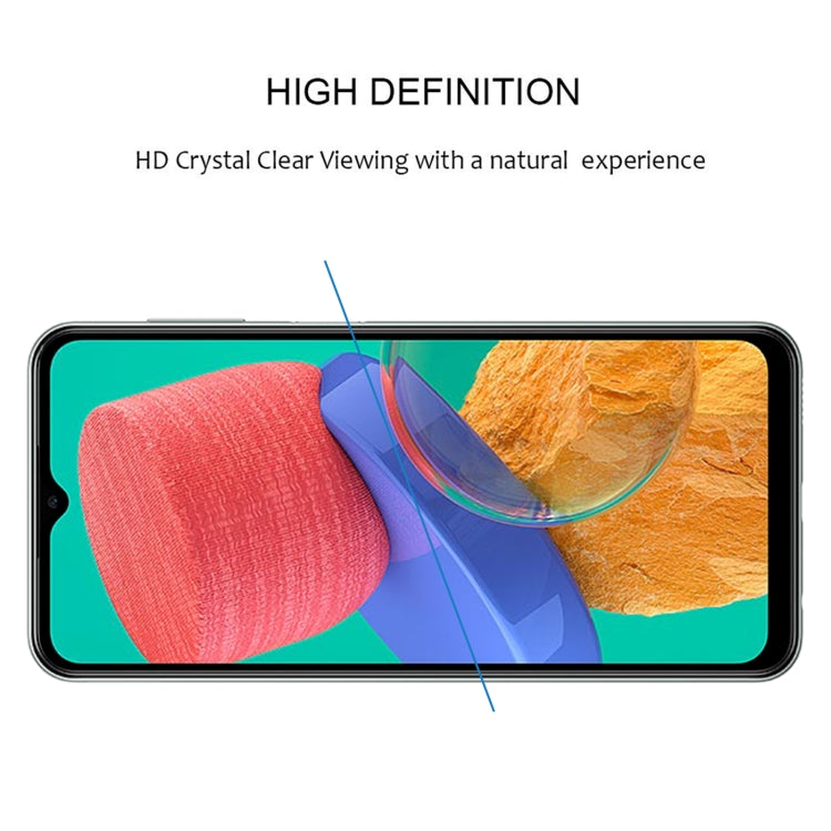 25 PCS Full Glue Screen Tempered Glass Film For Samsung Galaxy M33 / M23 / F23 / A13 / M13 / F13 / Jump2 / M13 4G / A23 5G
