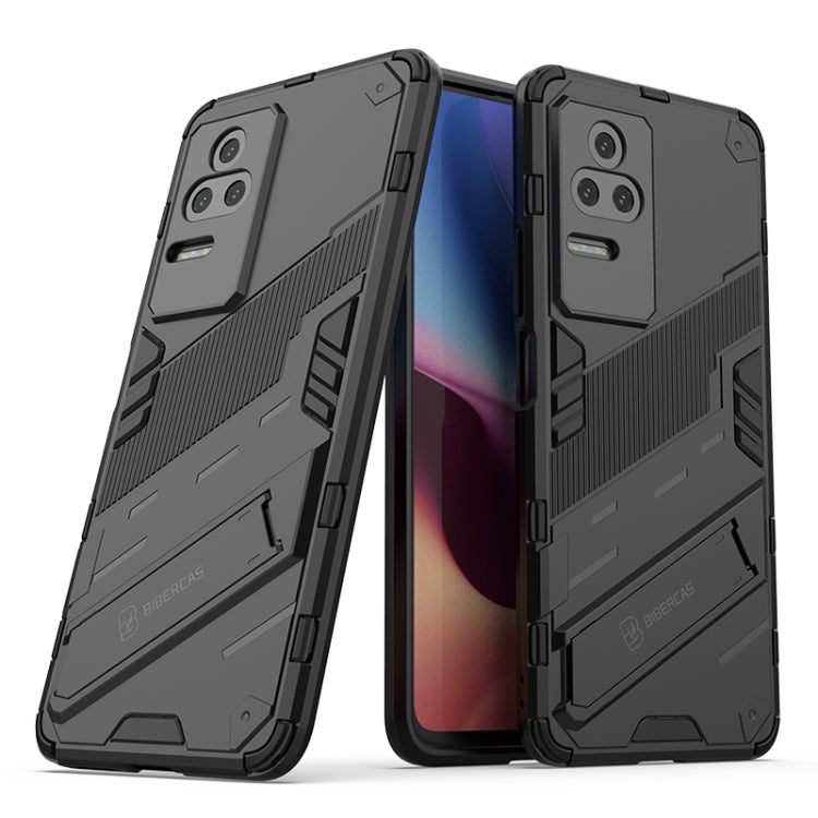 For Xiaomi Redmi K50 Pro Punk Armor 2 in 1 PC + TPU Shockproof Phone Case with Holder