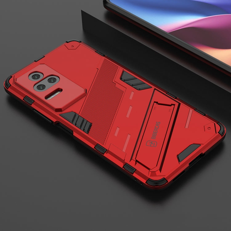 For Xiaomi Redmi K50 Pro Punk Armor 2 in 1 PC + TPU Shockproof Phone Case with Holder