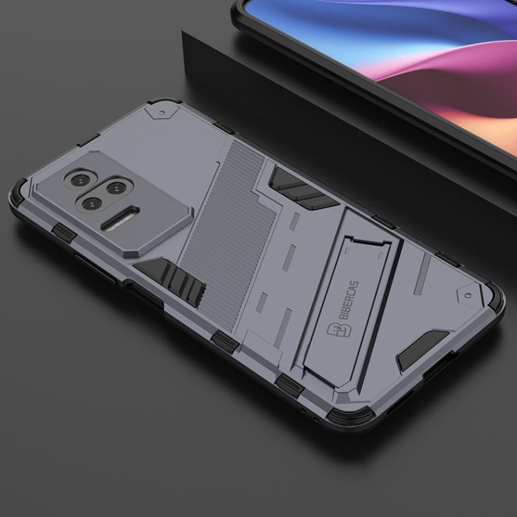 For Xiaomi Redmi K50 Pro Punk Armor 2 in 1 PC + TPU Shockproof Phone Case with Holder