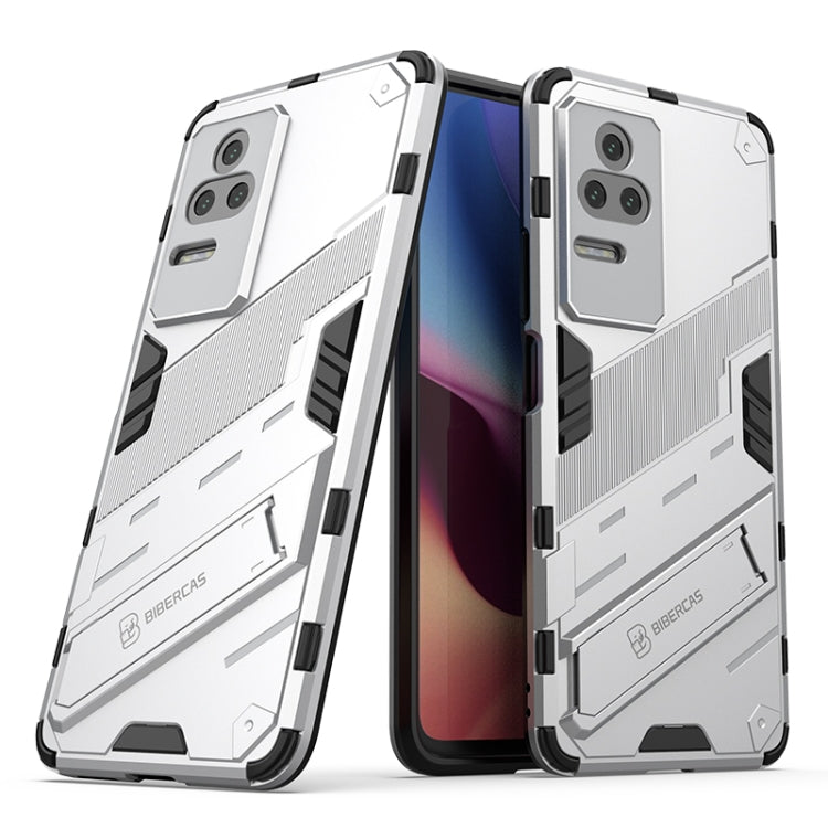 For Xiaomi Redmi K50 Pro Punk Armor 2 in 1 PC + TPU Shockproof Phone Case with Holder