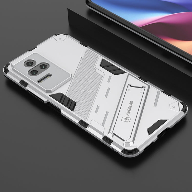 For Xiaomi Redmi K50 Pro Punk Armor 2 in 1 PC + TPU Shockproof Phone Case with Holder