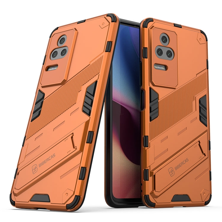 For Xiaomi Redmi K50 Pro Punk Armor 2 in 1 PC + TPU Shockproof Phone Case with Holder