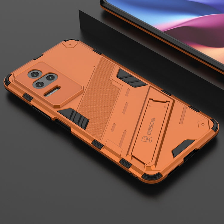 For Xiaomi Redmi K50 Pro Punk Armor 2 in 1 PC + TPU Shockproof Phone Case with Holder