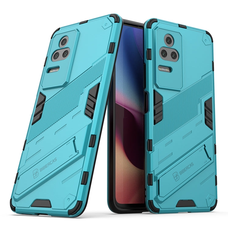For Xiaomi Redmi K50 Pro Punk Armor 2 in 1 PC + TPU Shockproof Phone Case with Holder